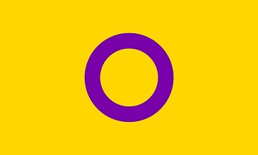 The intersex pride flag